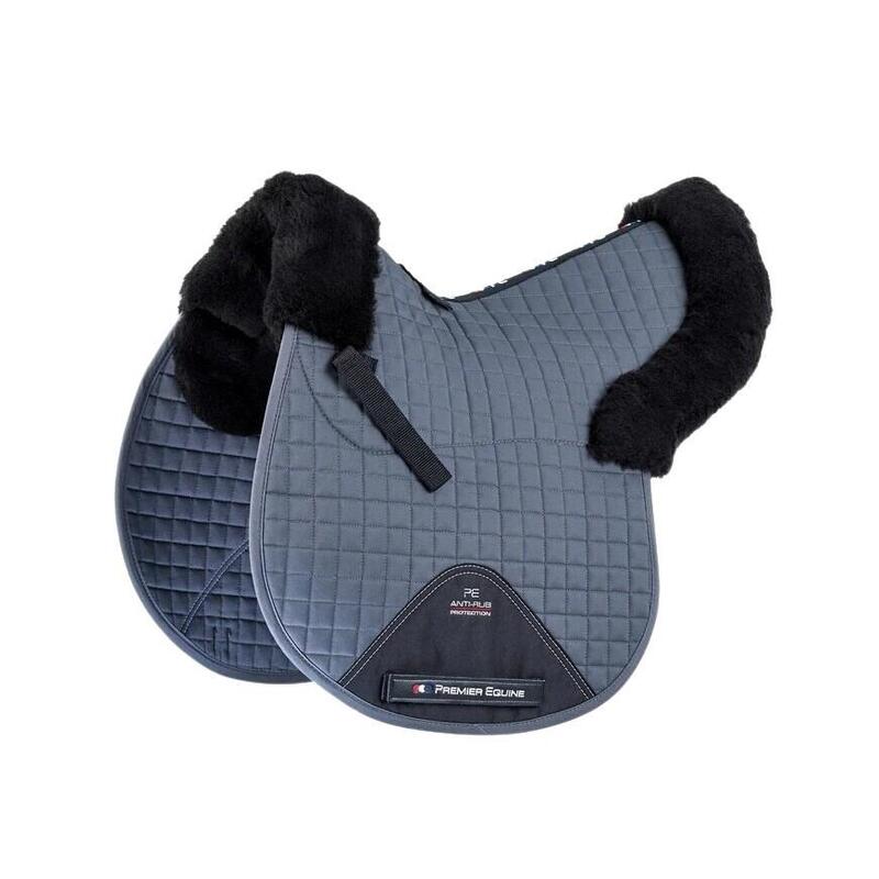 Tapis de selle amortisseur mouton synthétique intégré Premier Equine GP/Jump Num