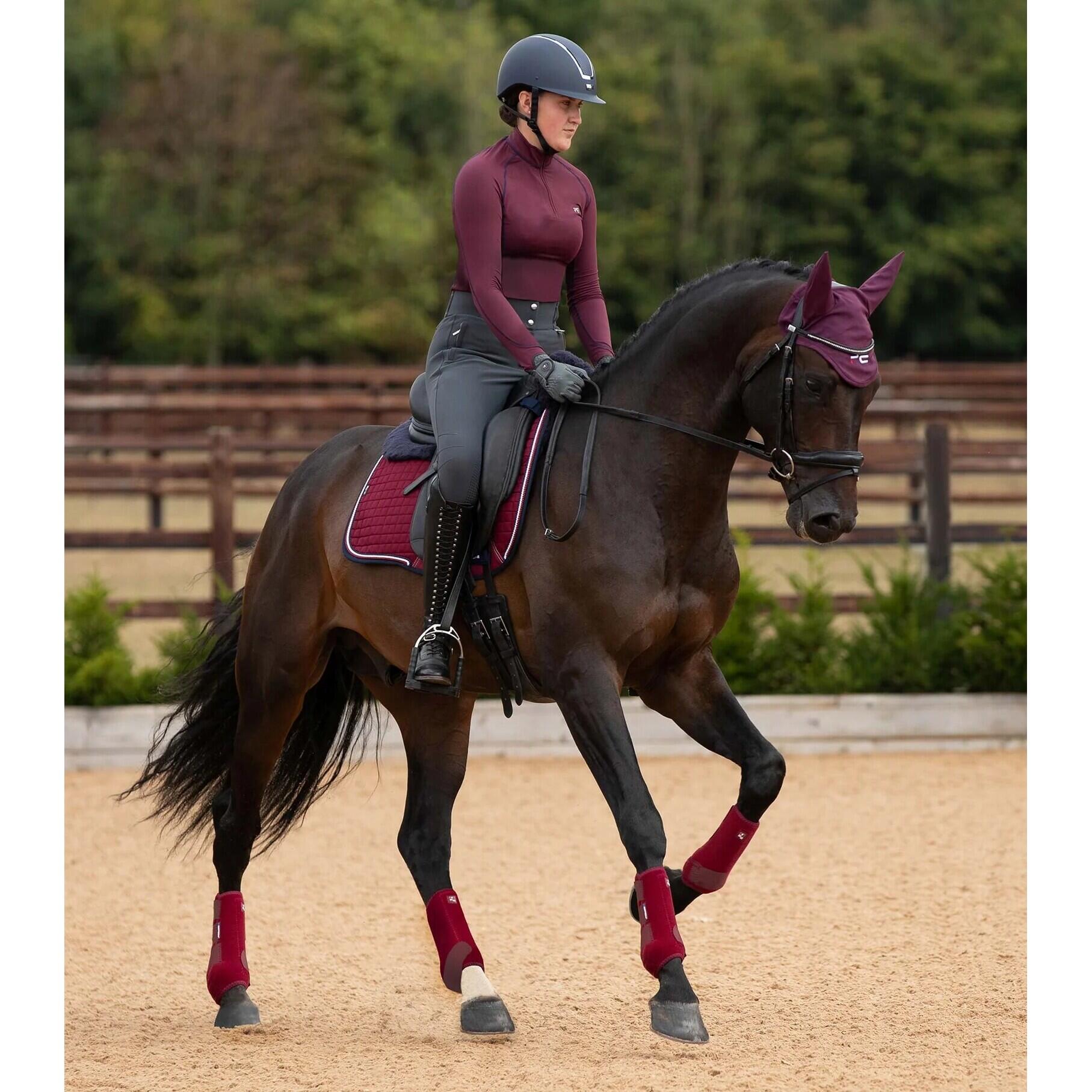 Merinowoll Satteldecke für Pferde Premier Equine Capella CC Square 2/6