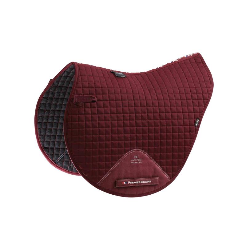 Cuscinetto da sella per cavalli in cotone liscio Premier Equine Close Contact X-