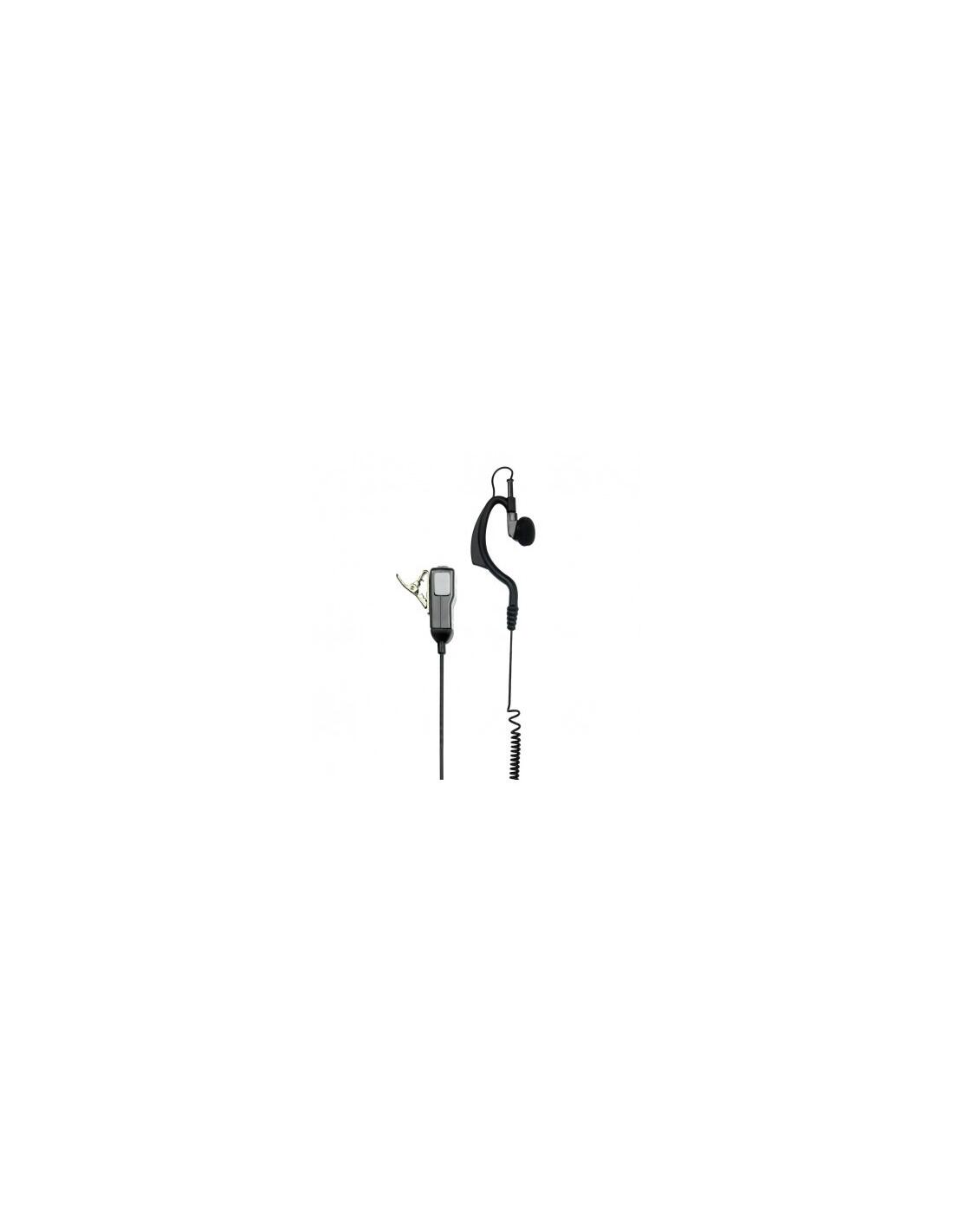 MIDLAND MA21-LI Auricolare con microfono e archetto over-ear, PTT, 2‑pin - Nero 3/3