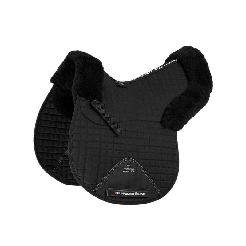 Tapis de selle amortisseur mouton synthétique intégré Premier Equine GP/Jump Num