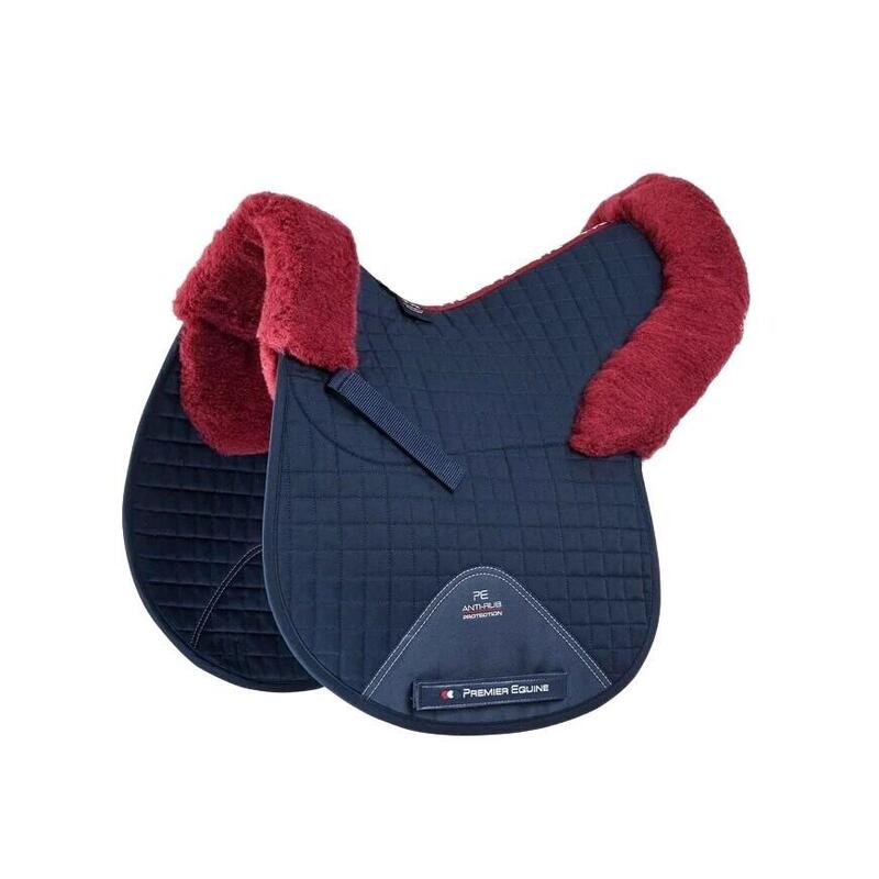 Tapis de selle amortisseur mouton synthétique intégré Premier Equine GP/Jump Num