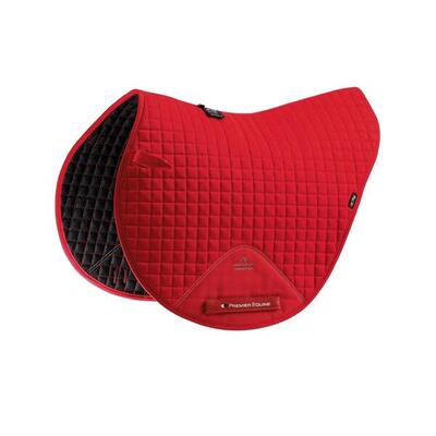 Cuscinetto da sella per cavalli in cotone liscio Premier Equine Close Contact X-