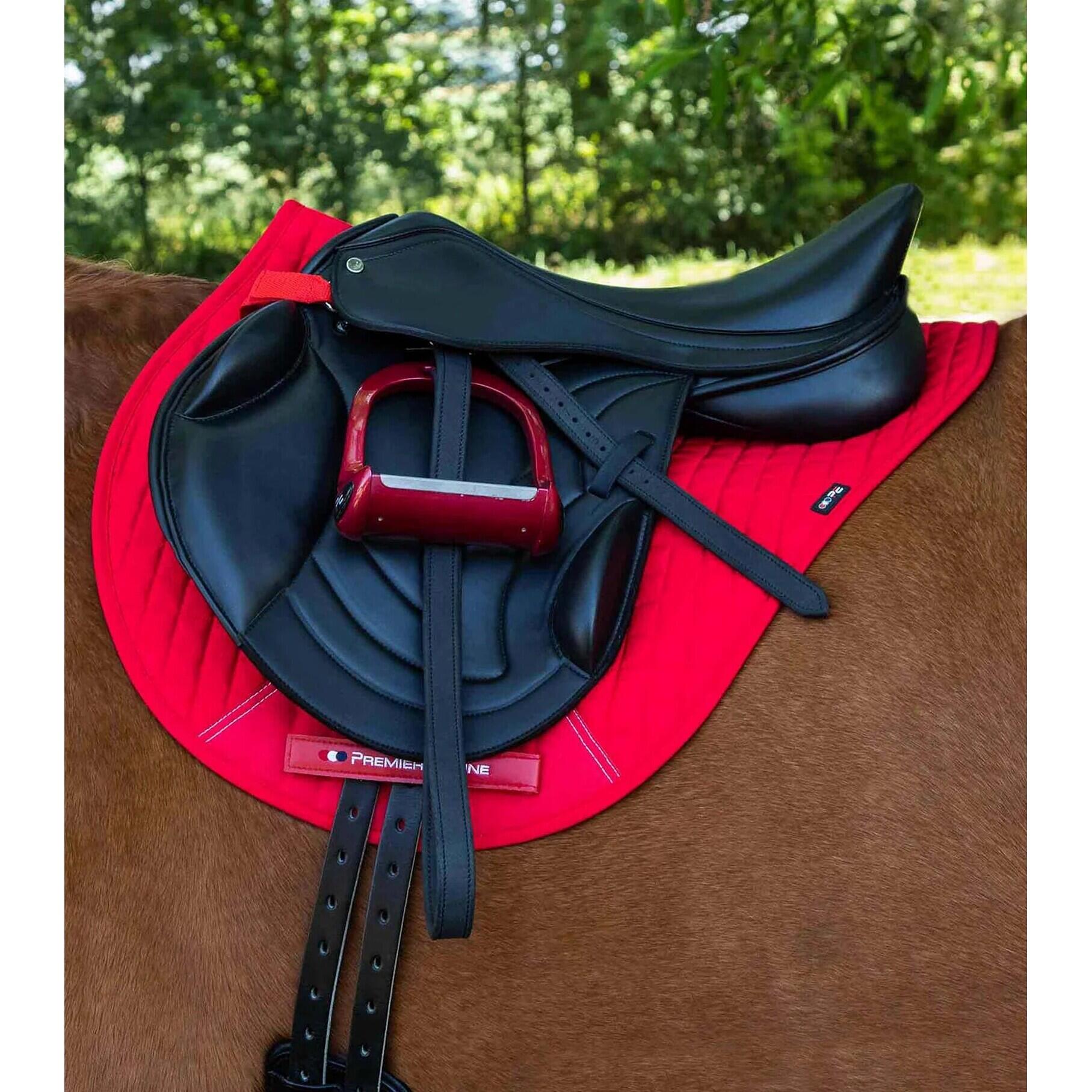 Zadeldek voor paarden in effen katoen Premier Equine Close Contact X- Country 2/5