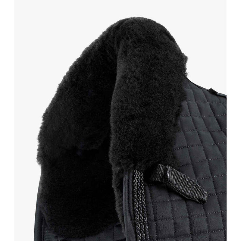 Tappeto da dressage con cuscino integrato in pelle di pecora sintetica Premier E