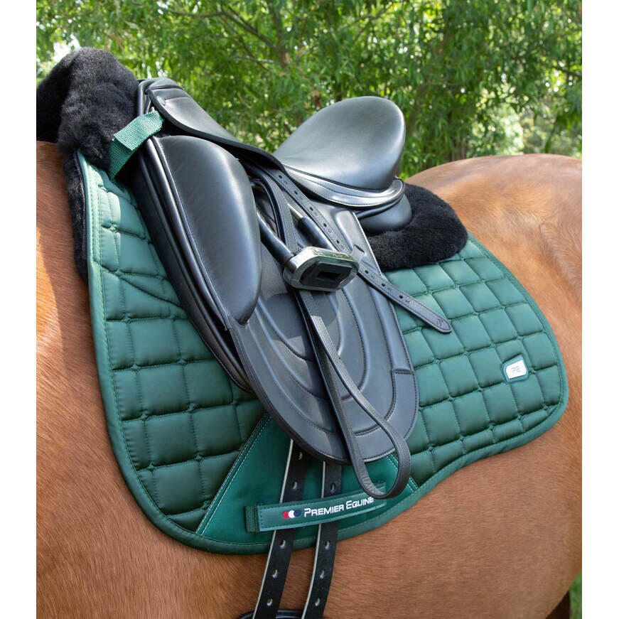 Satijn en wol dressuurdeken voor paarden Premier Equine Atlantis CC 5/7