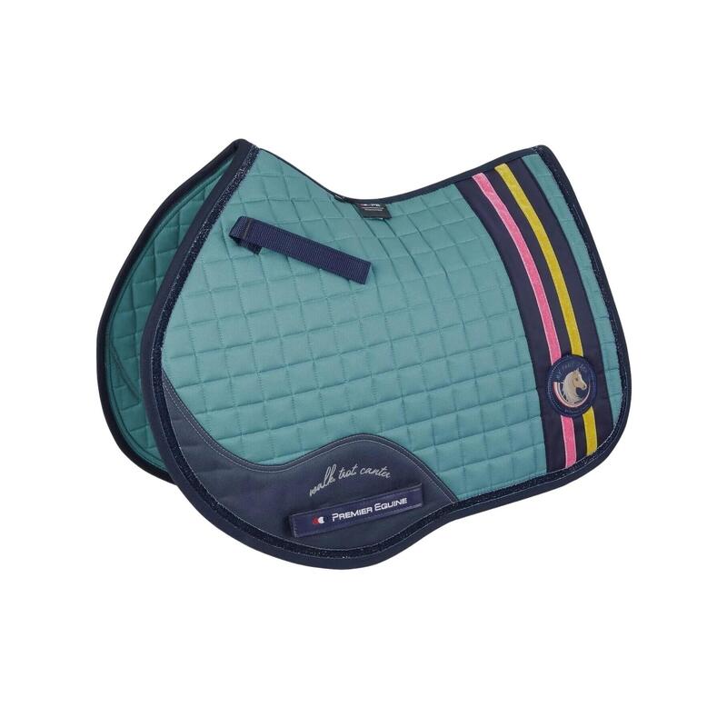 Tapis de selle pour cheval coton Premier Equine MPJ GP / Jump Glitter