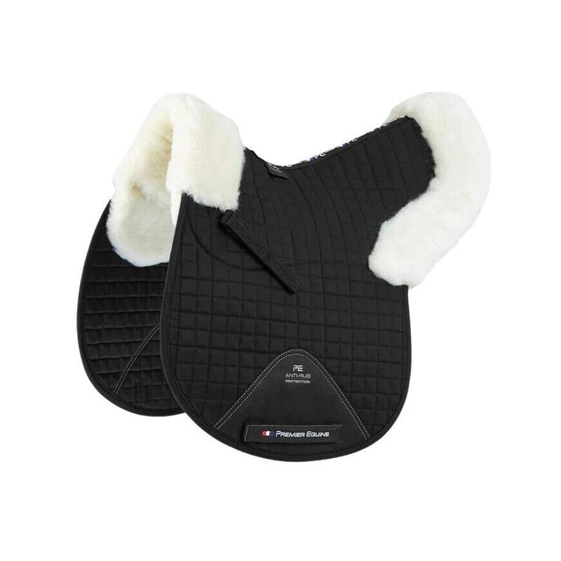 Tapis de selle amortisseur mouton synthétique intégré Premier Equine GP/Jump Num