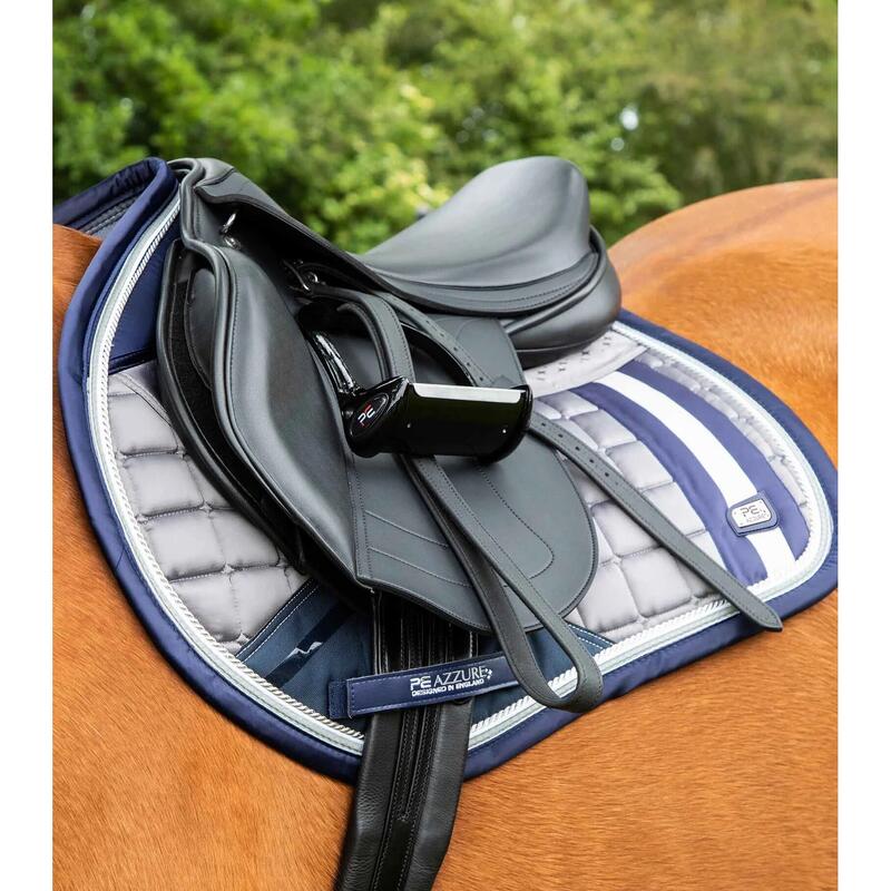 Tapis de selle pour cheval satin antidérapant Premier Equine Azzure