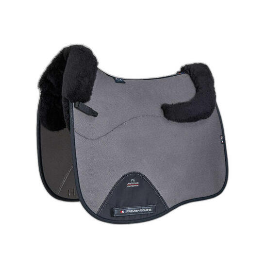 Antischlag Sattelunterlage für Pferde aus Merinowolle Premier Equine CC Air-Tech