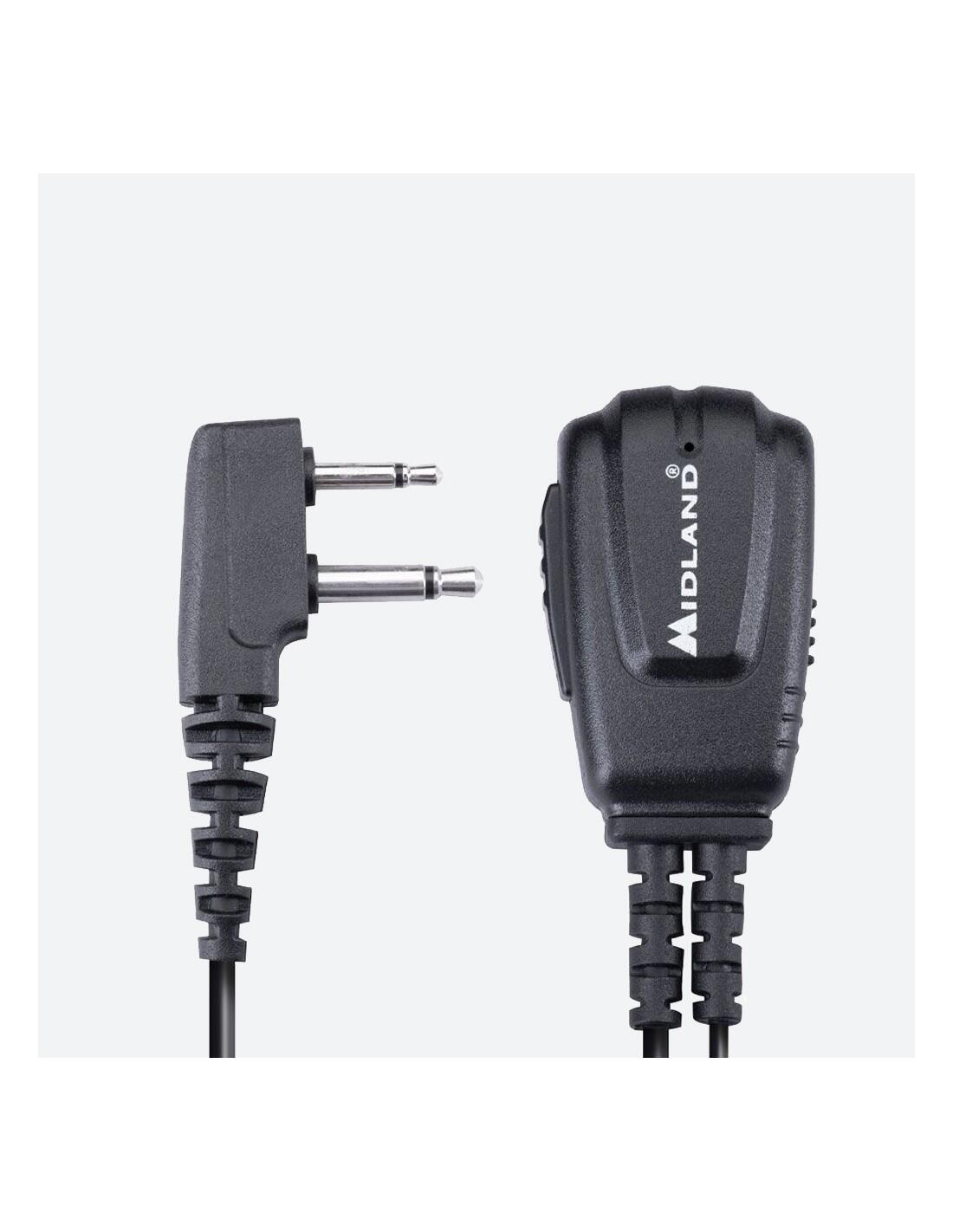Auricular MIDLAND MA24-L PRO solapa con auricular lobular. VOX/PTT 3/3