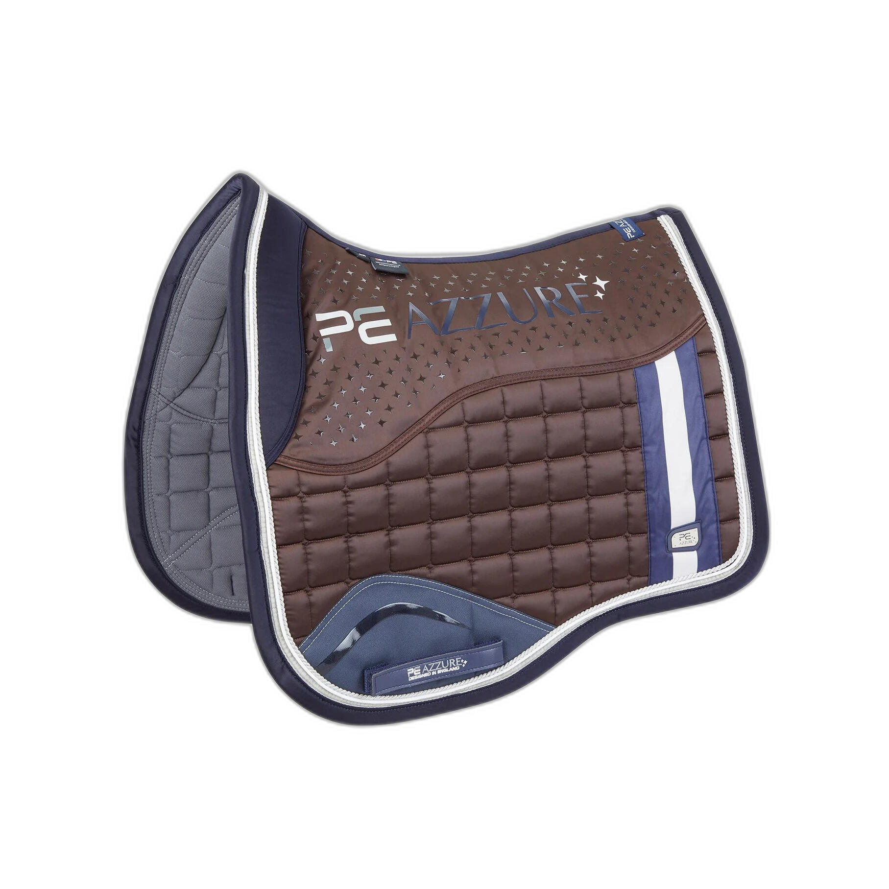 Premier Equine - Tapis De Dressage Pour Cheval Antidérapant Satin Premier Equine Azzure - Tapis De Selle - Marron - Fs - Decathlon
