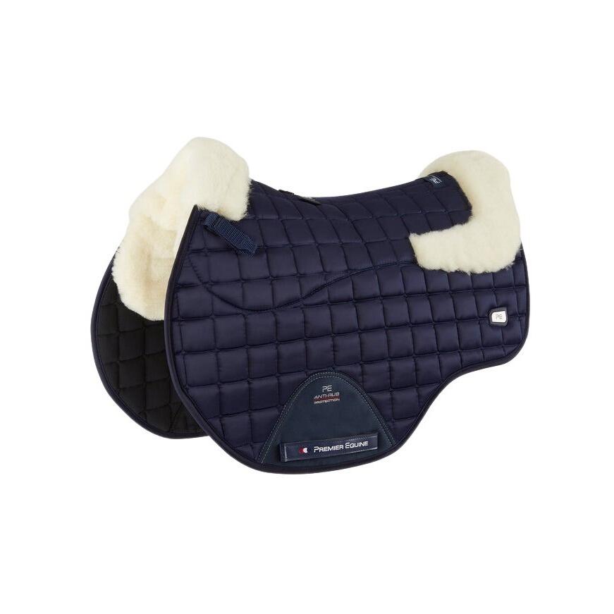 Satin and wool horse saddle blanket Premier Equine Atlantis  CC