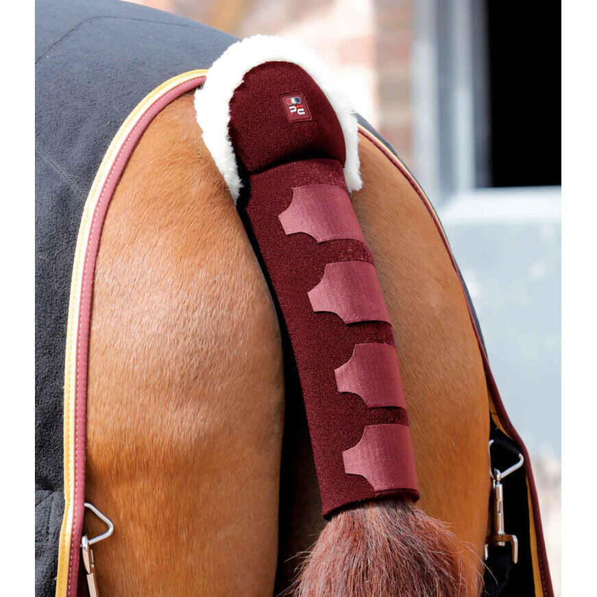 PREMIER EQUINE Antislip paardenstaartbeschermer met bont Premier Equine Techno