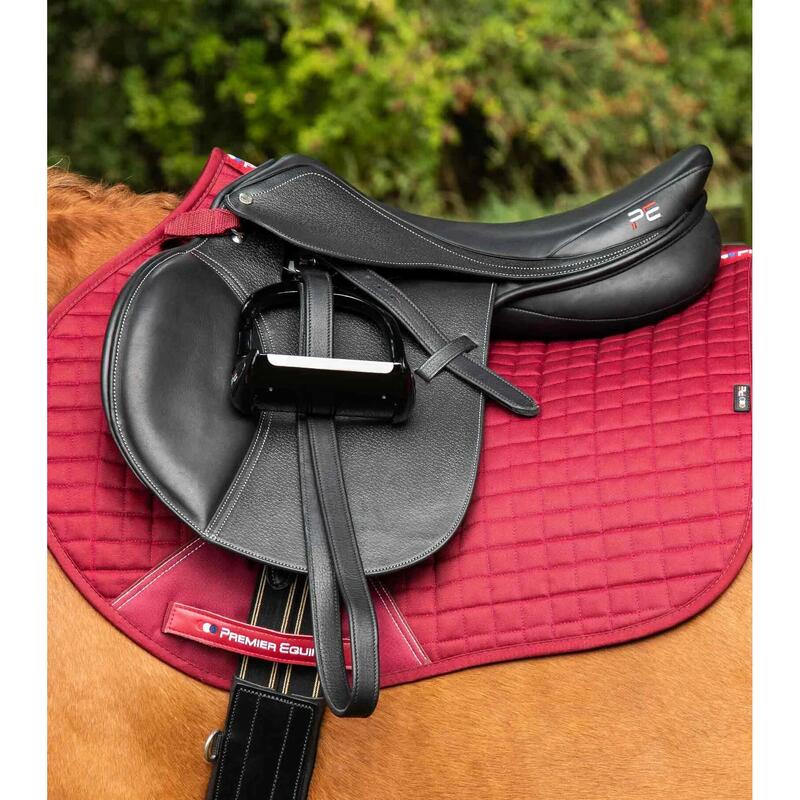 Tapis de selle pour cheval coton uni Premier Equine Close Contact GP