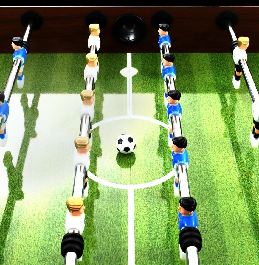 Futbolín de acero  marrón 6/7
