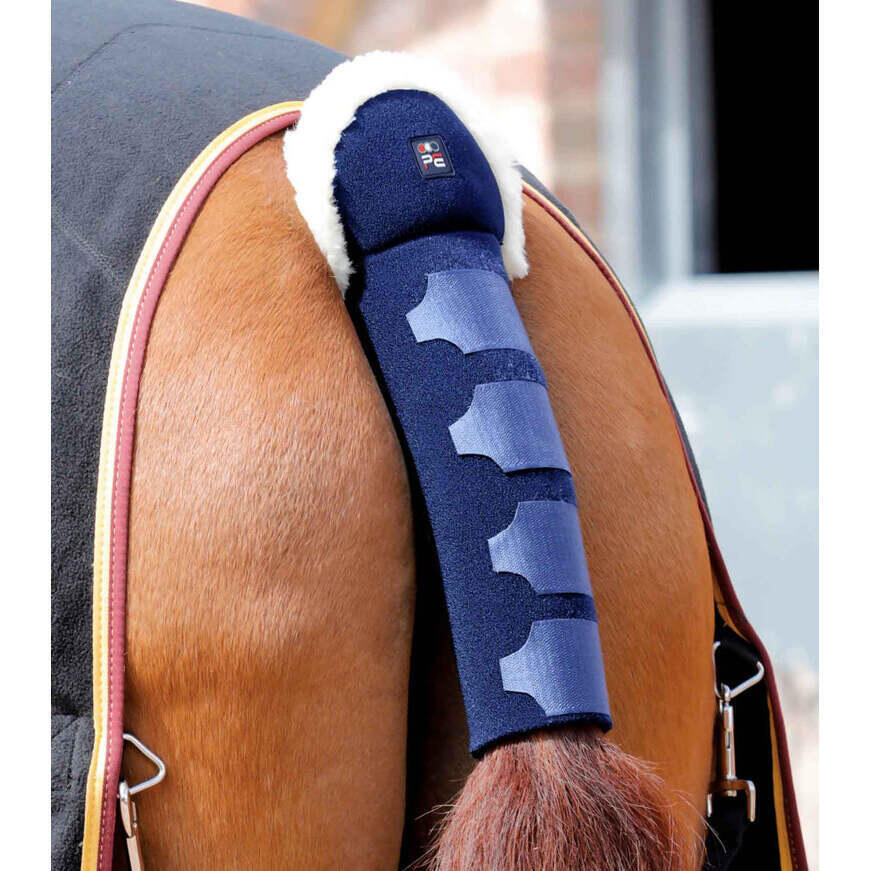PREMIER EQUINE Antislip paardenstaartbeschermer met bont Premier Equine Techno