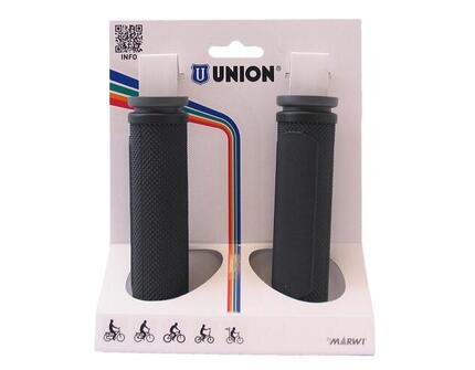 Jeu de poignées Noir - 2 composants - 128mm avec tranchant