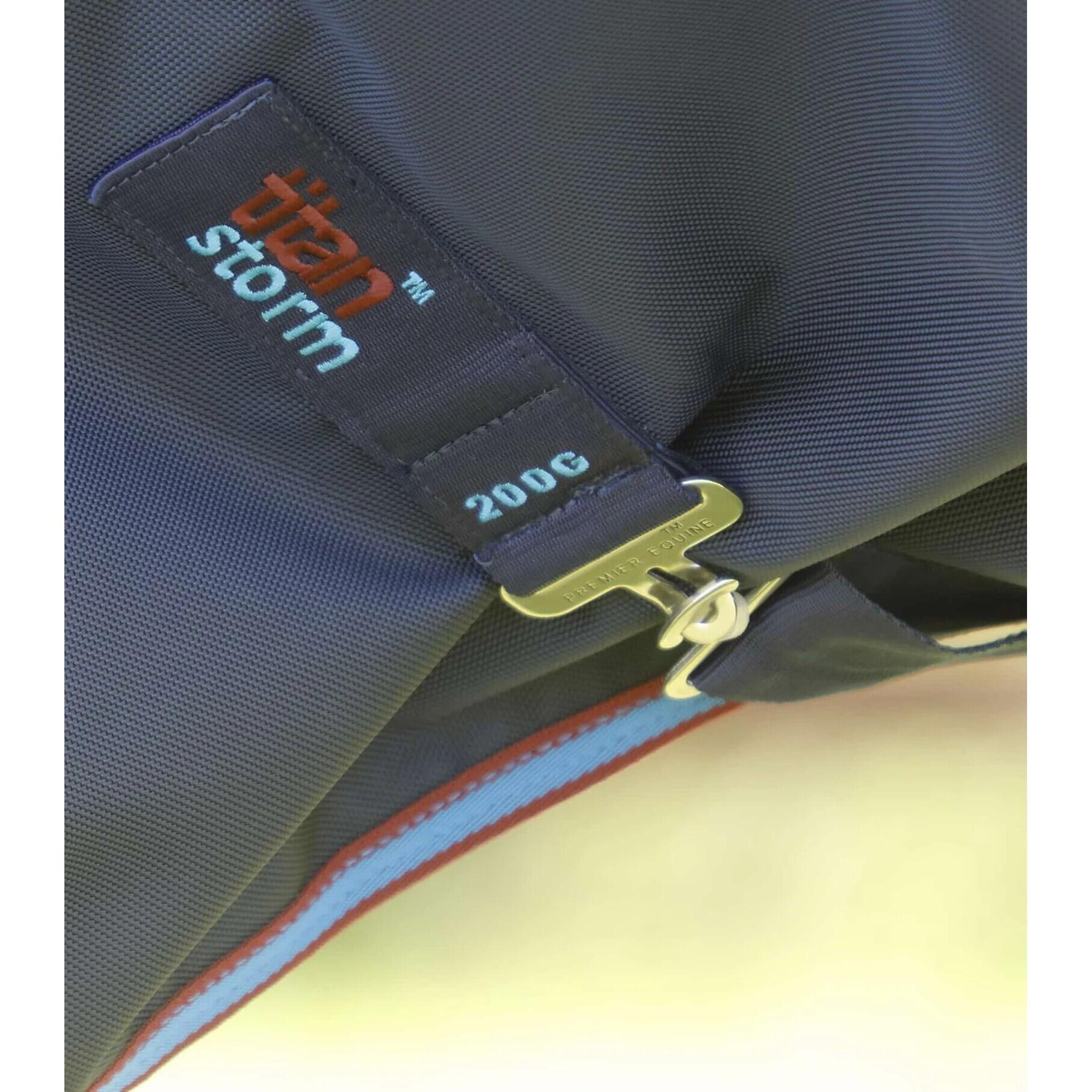 Couverture d'extérieur pour cheval avec couvre cou Premier Equine Titan Storm 20 5/6