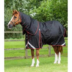 Couverture d'extérieur imperméable pour cheval avec couvre-cou Premier Equine Bu