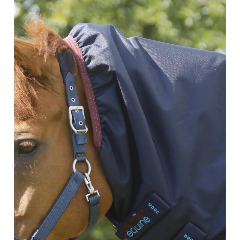 Outdoor-Decke für Pferde mit Nackenrolle Premier Equine Titan Storm 200 g