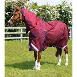 Couverture d'extérieur imperméable pour cheval avec couvre-cou Premier Equine Bu