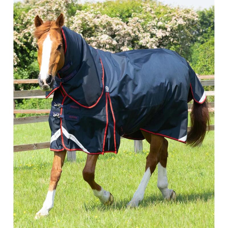 Coperta impermeabile per cavalli con copricollo Premier Equine Buster 250 g