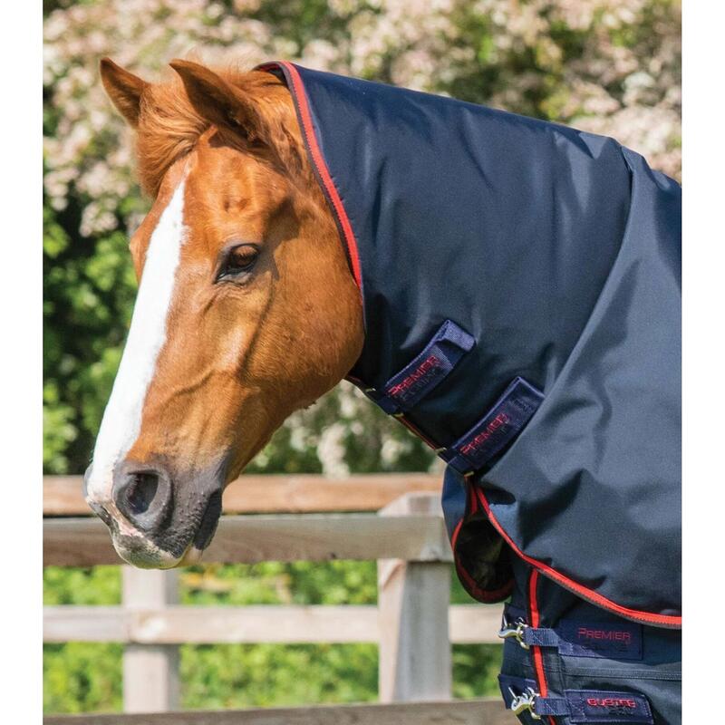 Coperta impermeabile per cavalli con copricollo Premier Equine Buster 250 g