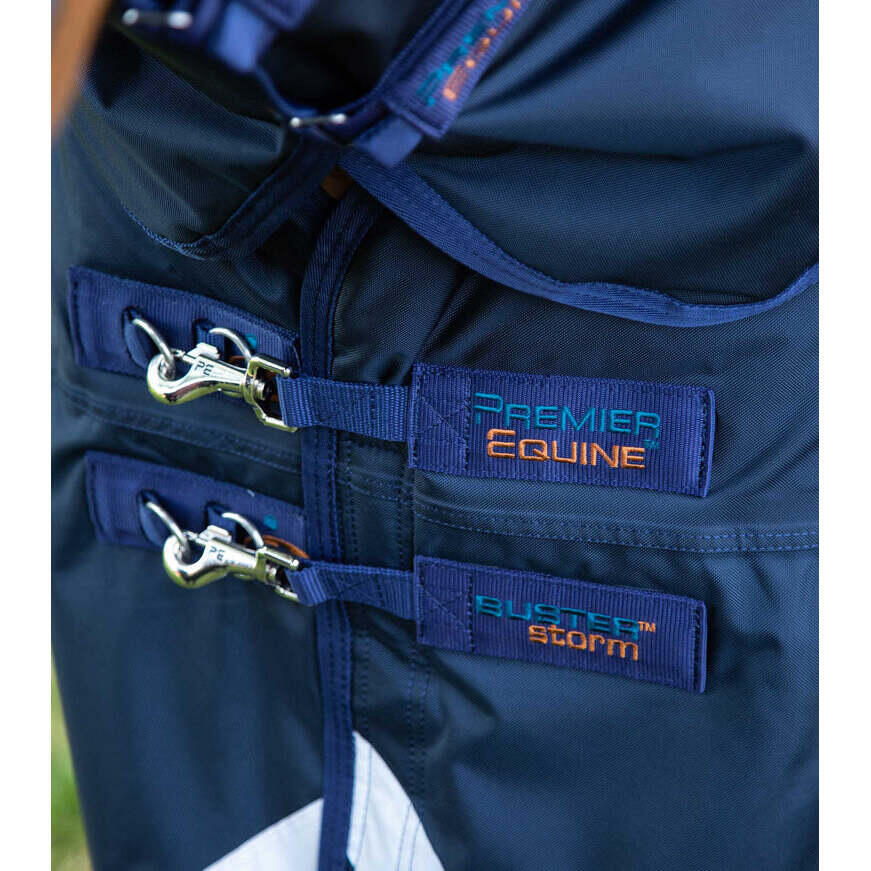 Couverture d'extérieur imperméable pour cheval avec couvre-cou Premier Equine Bu 3/5