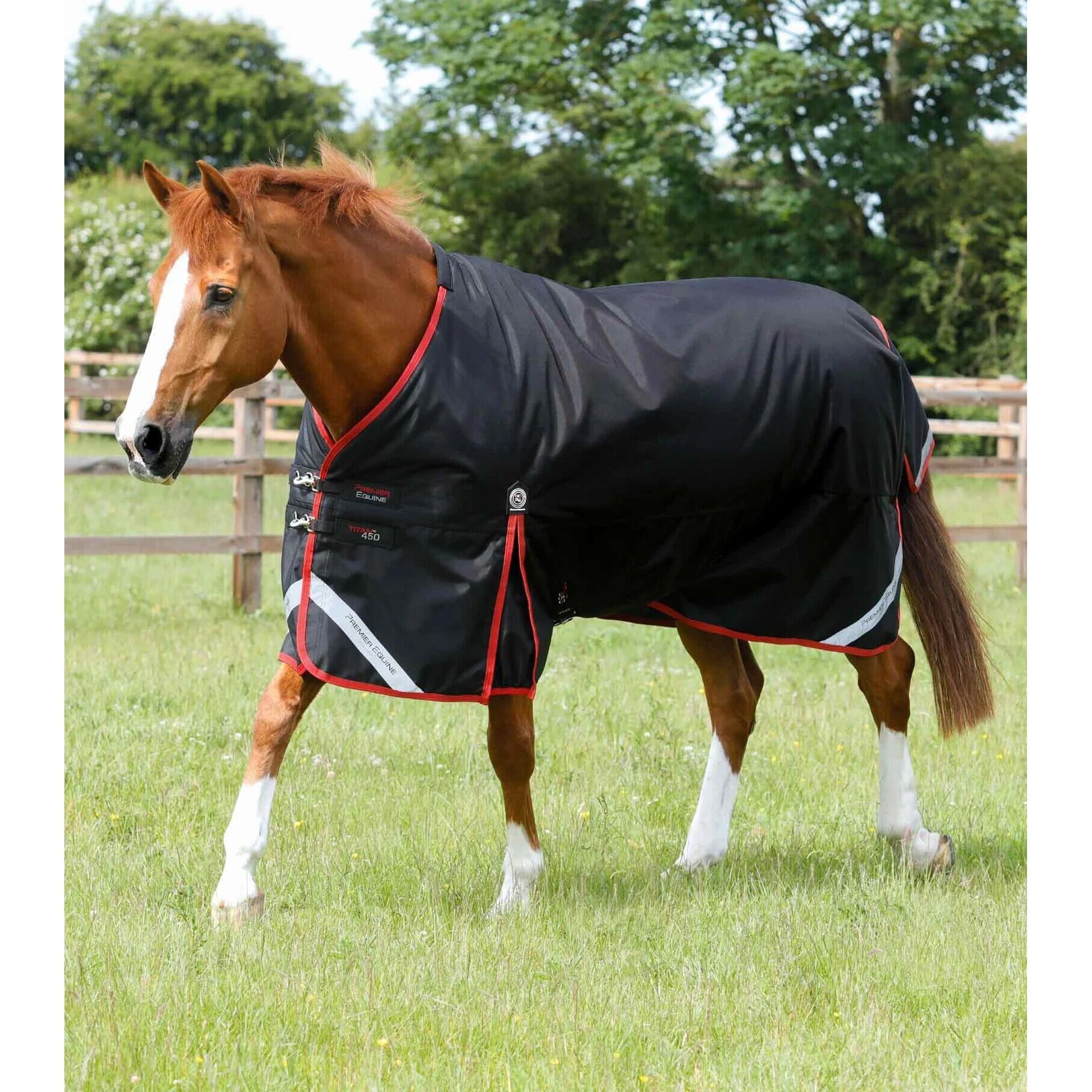 Couverture d'extérieur pour cheval Premier Equine Turnout Rug 450 g 1/4