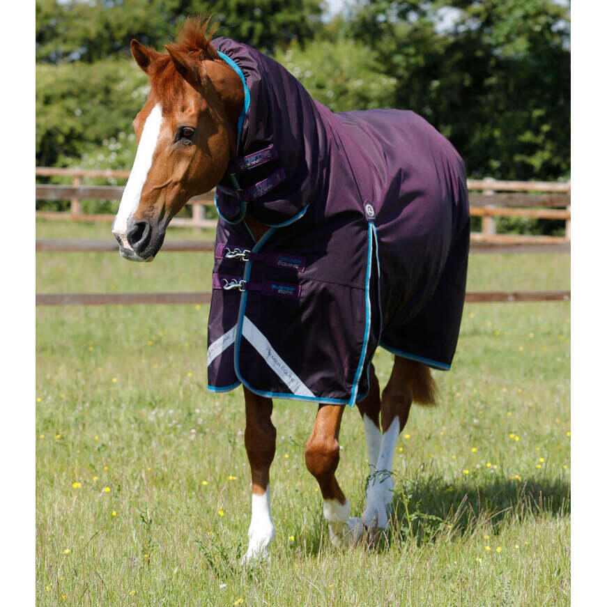 PREMIER EQUINE Waterdichte paardendeken met halsbedekking  Premier Equine Buster Storm 100 g