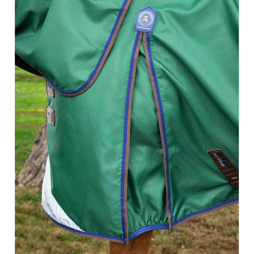 Couverture d'extérieur pour cheval avec couvre-cou Premier Equine Akoni Stratus 4/5