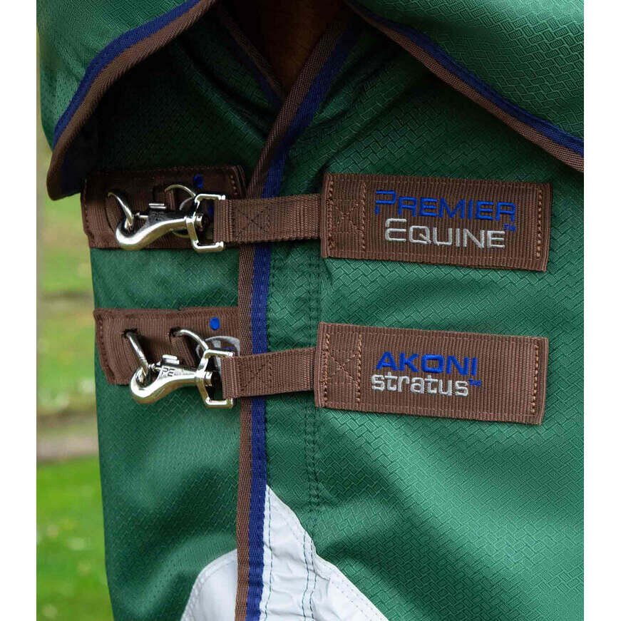 Couverture d'extérieur pour cheval avec couvre-cou Premier Equine Akoni Stratus 3/5