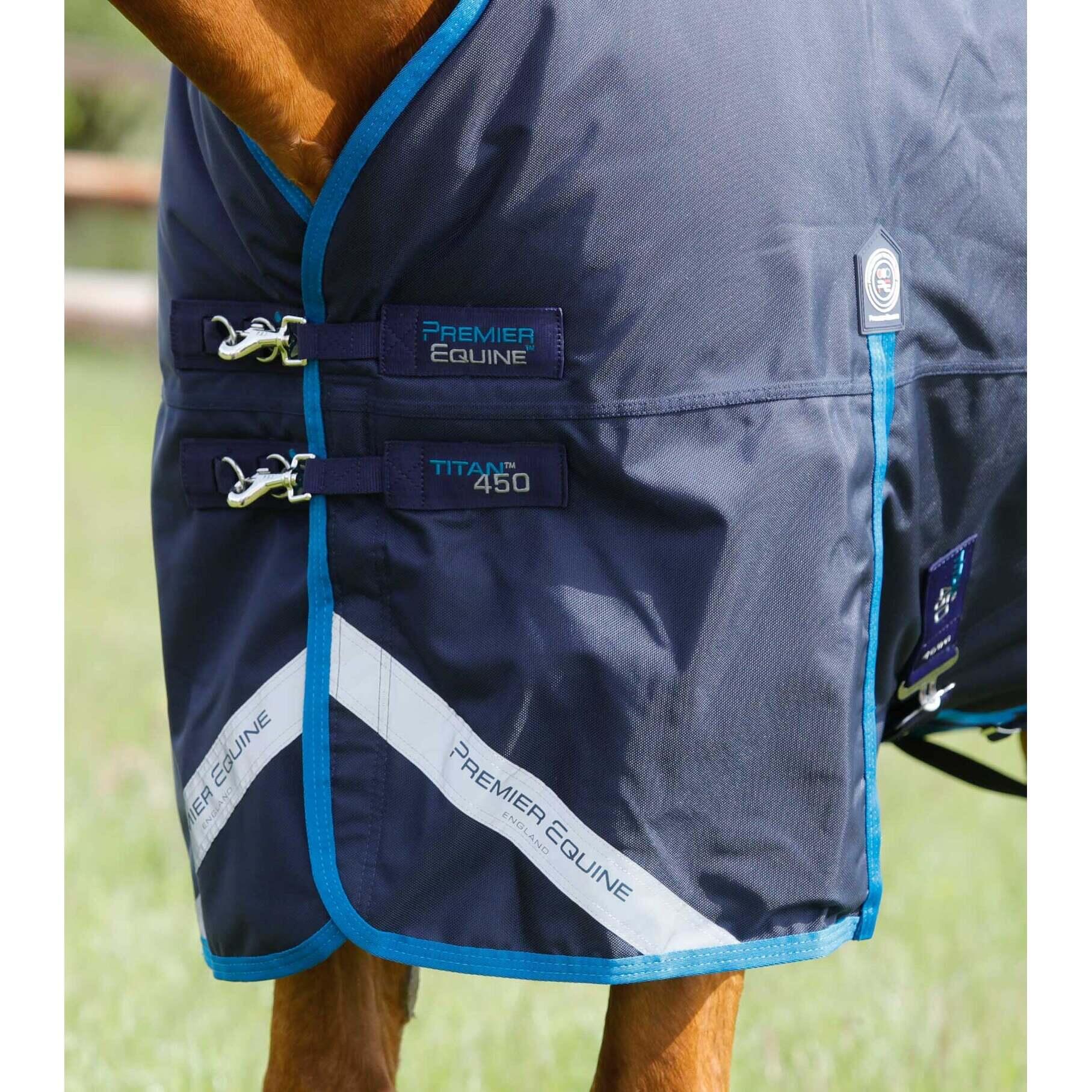Couverture d'extérieur pour cheval Premier Equine Turnout Rug 450 g 3/4