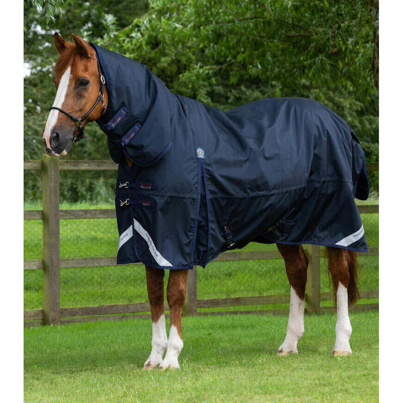 Couverture d'extérieur imperméable pour cheval avec couvre-cou Premier Equine Bu