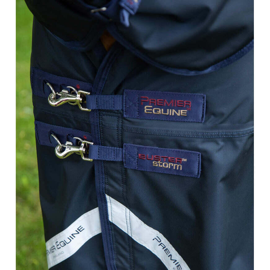 Waterdichte paardendeken met halsbedekking Premier Equine Buster Storm Classic 2 3/5
