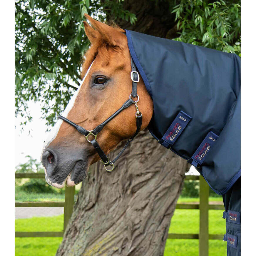 Waterdichte paardendeken met halsbedekking Premier Equine Buster Storm Classic 2 2/5
