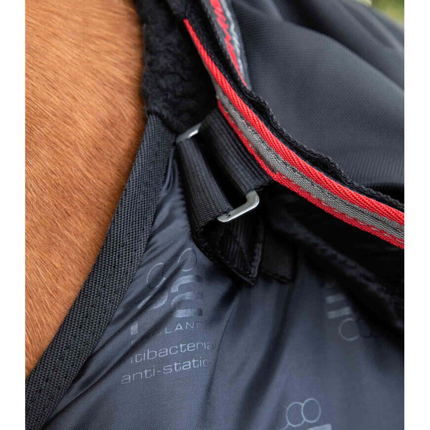 Couverture d'extérieur pour cheval avec couvre cou Premier Equine Titan 100 g 3/6