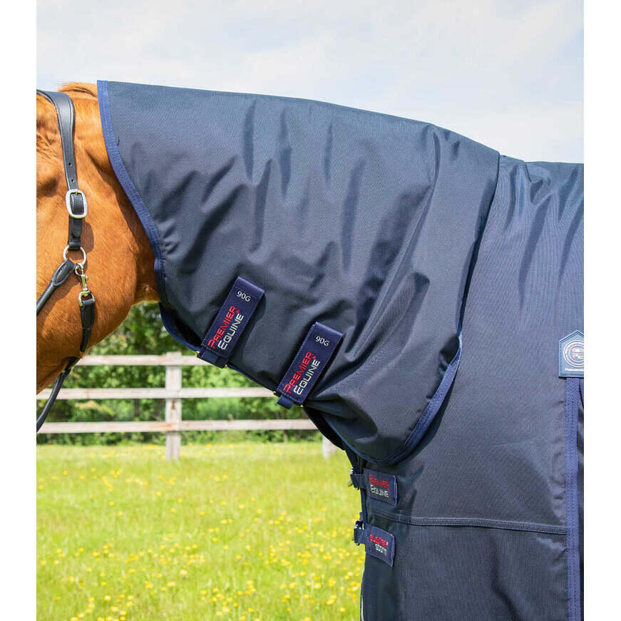 Waterdichte paardendeken met halsbedekking Premier Equine Buster Storm Classic 9 2/5