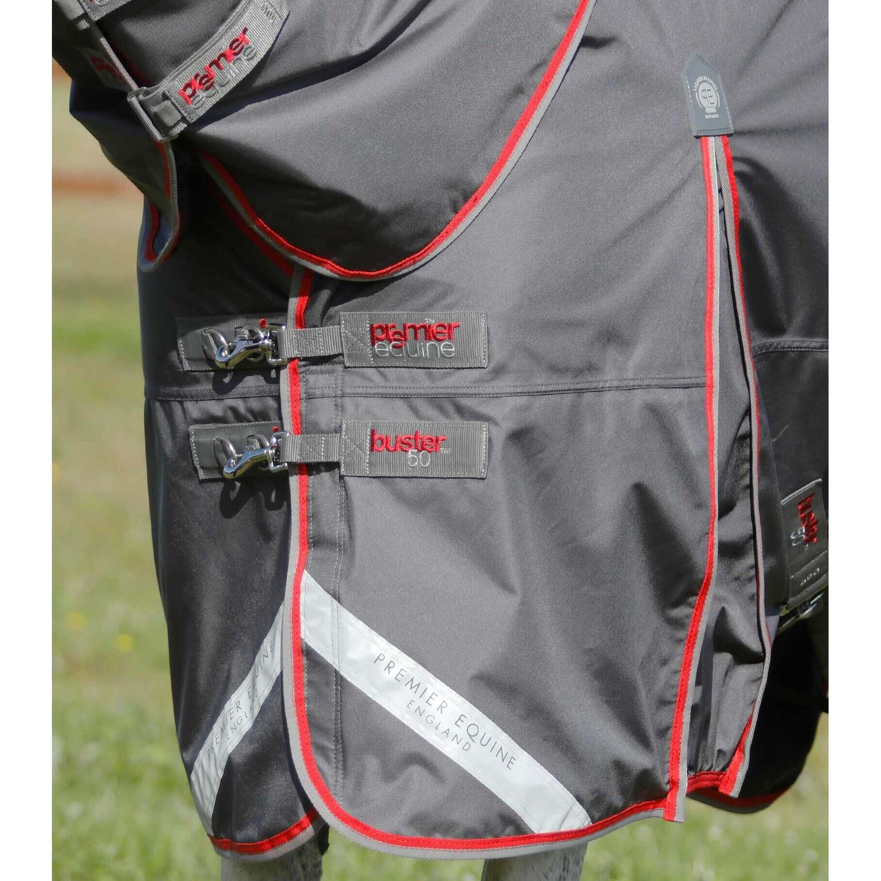Couverture d'extérieur imperméable pour cheval avec couvre-cou Premier Equine Bu 3/5