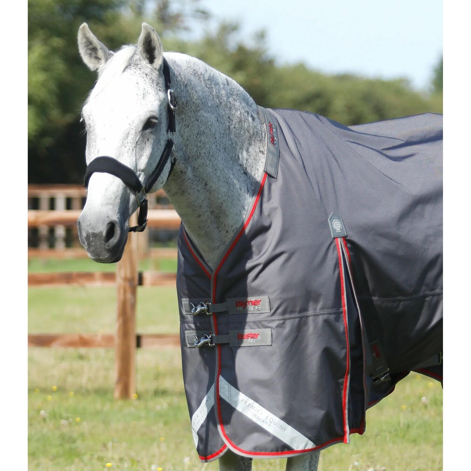 Couverture d'extérieur imperméable pour cheval avec couvre-cou Premier Equine Bu 2/5