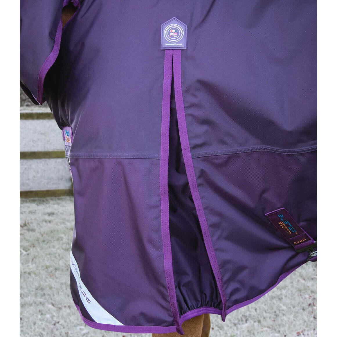Couverture d'extérieur imperméable pour cheval avec couvre-cou Premier Equine Bu 4/5