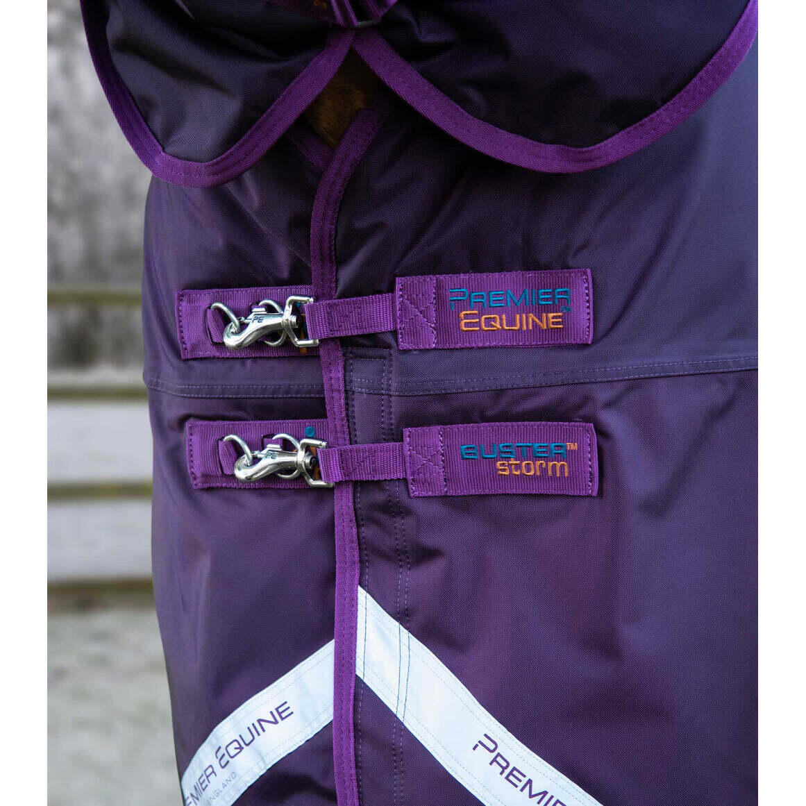 Couverture d'extérieur imperméable pour cheval avec couvre-cou Premier Equine Bu 3/5