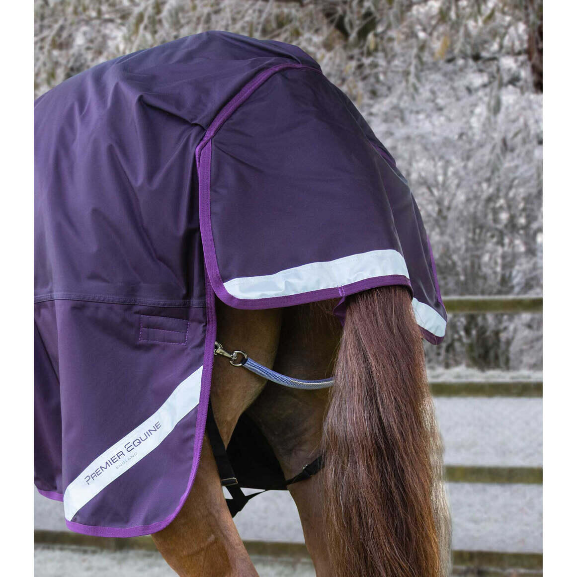 Premier Equine Tappeto impermeabile per cavalli con copricollo Bu