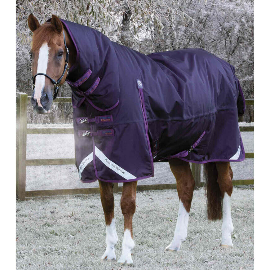 Premier Equine Tappeto impermeabile per cavalli con copricollo Bu