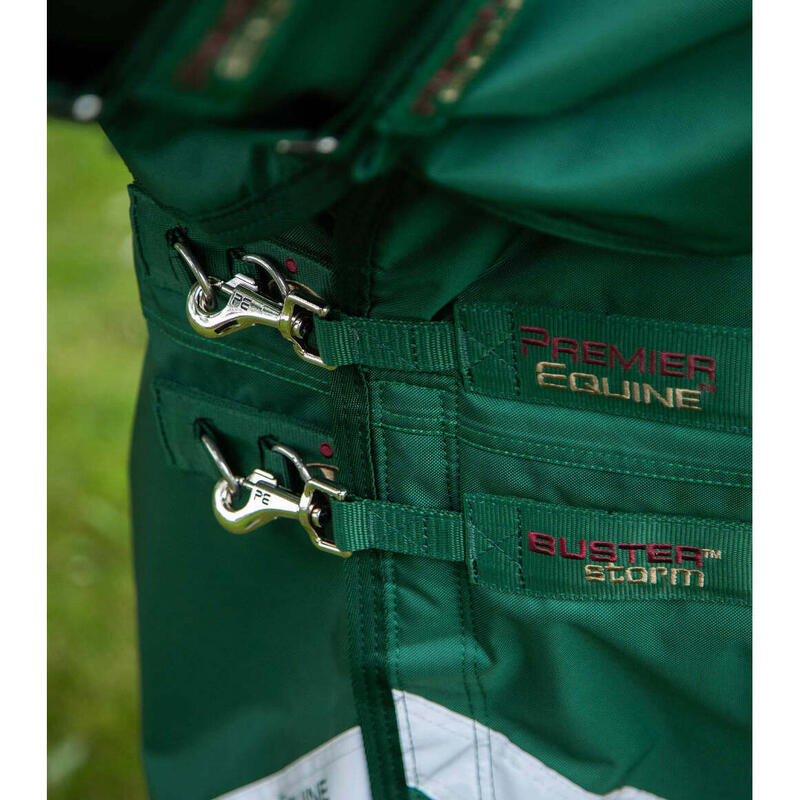 Couverture d'extérieur imperméable pour cheval avec couvre-cou Premier Equine Bu