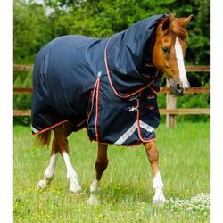 Couverture d'extérieur imperméable pour cheval avec couvre-cou Premier Equine Bu
