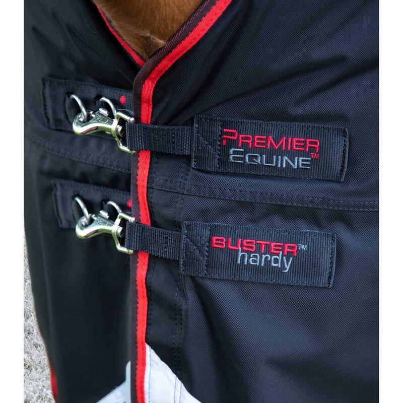 Couverture d'extérieur imperméable pour cheval Premier Equine Buster Hardy 400 g