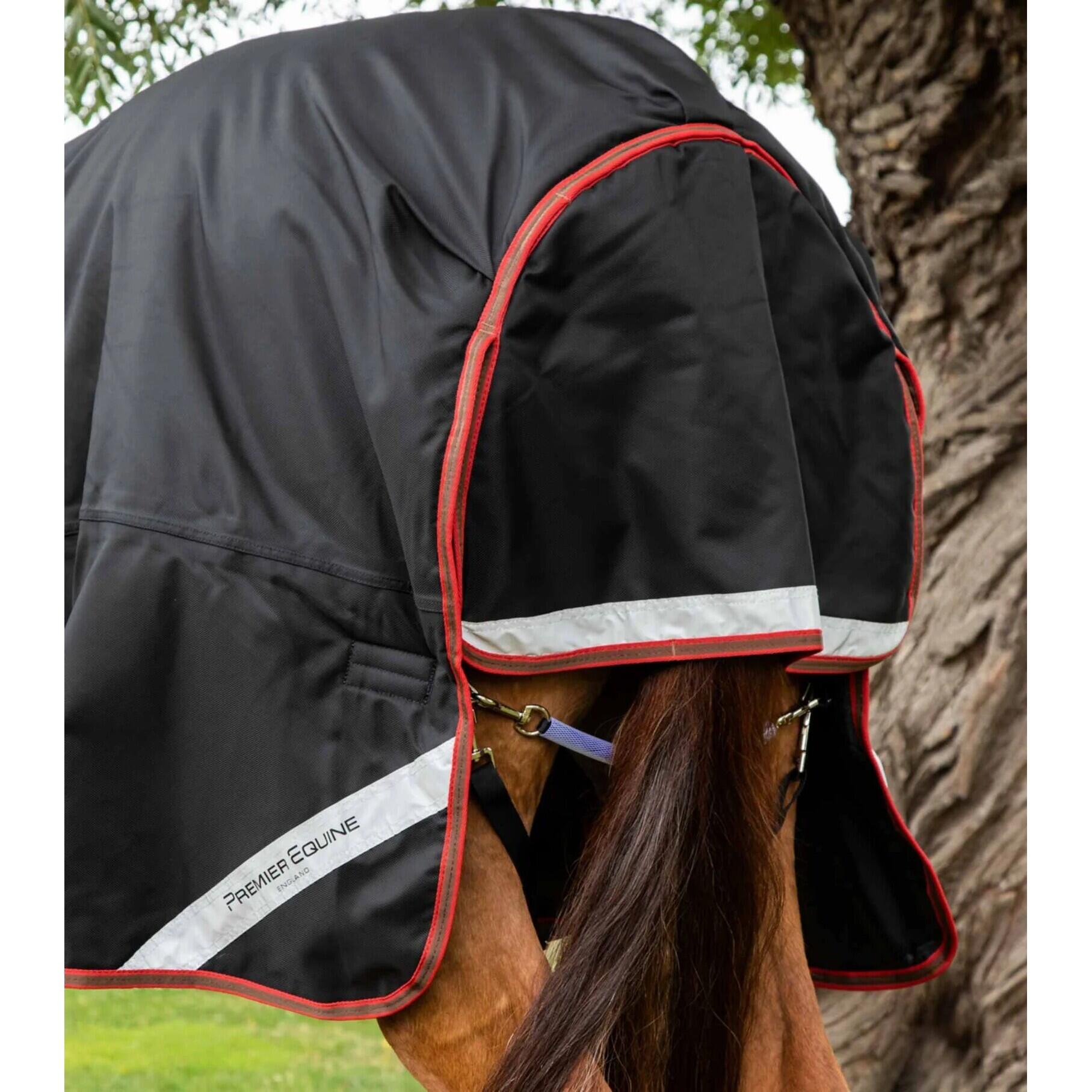 Coperta per cavalli da esterno con copricollo Premier Equine Titan 450 g 5/5