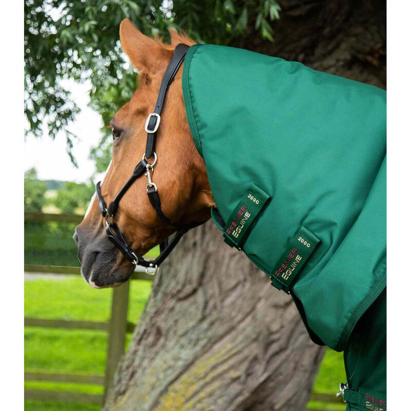 Couverture d'extérieur imperméable pour cheval avec couvre-cou Premier Equine Bu